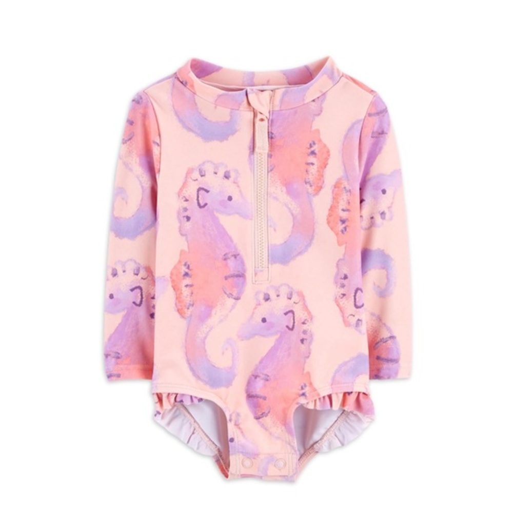 5/$25 Carter's Child of Mine Baby and Toddler Girl Rashguard Swimsuit One Piece